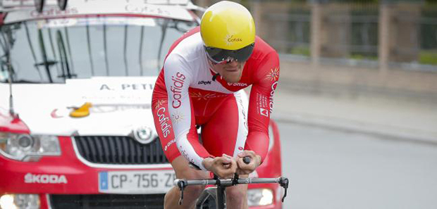 Adrien petit wns the prologue of the 2015 Luxembourg tour